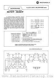 MC887P datasheet pdf Motorola