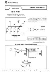 MC811 datasheet pdf Motorola