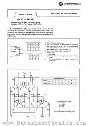 MC813G datasheet pdf Motorola