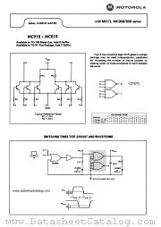 MC818G datasheet pdf Motorola