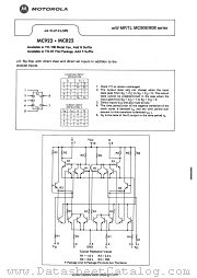 MC922 datasheet pdf Motorola