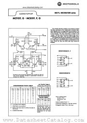 MC831G datasheet pdf Motorola