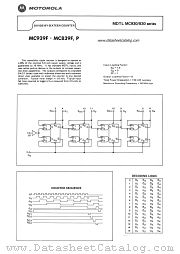 MC839P datasheet pdf Motorola