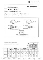 MC871F datasheet pdf Motorola