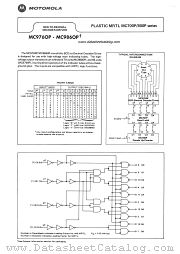 MC9760P datasheet pdf Motorola