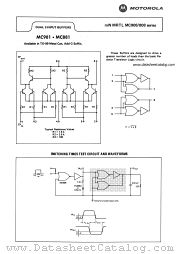 MC881 datasheet pdf Motorola