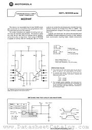 MCE944F datasheet pdf Motorola