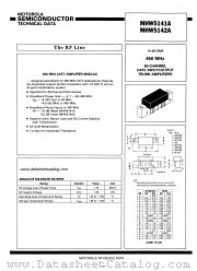 MHW5142A datasheet pdf Motorola