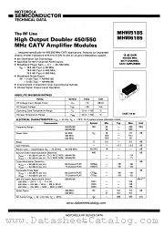 MHW6185 datasheet pdf Motorola