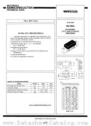 MHW5332A datasheet pdf Motorola