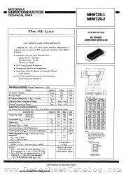 MHW720-2 datasheet pdf Motorola