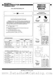 MMBV3700 datasheet pdf Motorola