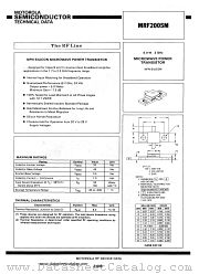 MRF2005M datasheet pdf Motorola