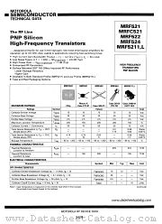 MRFC521 datasheet pdf Motorola