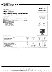 MRF545 datasheet pdf Motorola