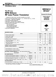 BF433 datasheet pdf Motorola