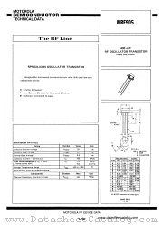 MRF905 datasheet pdf Motorola