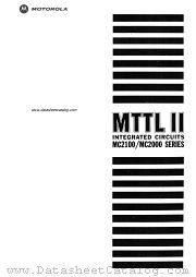 MTTL II MC2100 MC2000 SERIES datasheet pdf Motorola