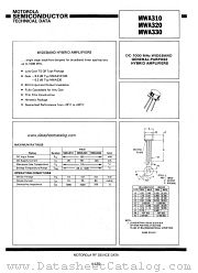MWA310 datasheet pdf Motorola