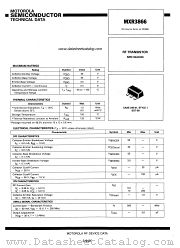 MXR3866 datasheet pdf Motorola