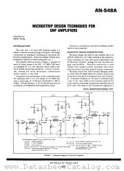 AN-548A datasheet pdf Motorola