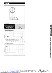 MT516F datasheet pdf Panasonic