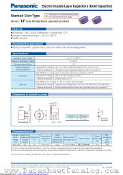 EECLF0H105 datasheet pdf Panasonic