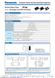 EEFGX0E331R datasheet pdf Panasonic