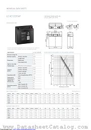 LC-XC1222 datasheet pdf Panasonic