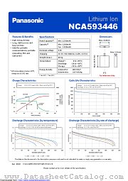 NCA-593446 datasheet pdf Panasonic