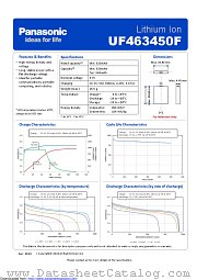 UF-463450F datasheet pdf Panasonic