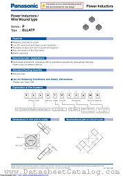 ELLATP1R0NB datasheet pdf Panasonic