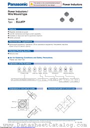 ELL8TP4R7NB datasheet pdf Panasonic
