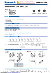 ELL4LG3R3NA datasheet pdf Panasonic