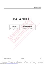 AN44060A datasheet pdf Panasonic