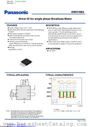 AN44168A datasheet pdf Panasonic
