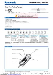 ERQ12AJ161E datasheet pdf Panasonic