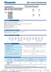 EVM3RSX50Bxx datasheet pdf Panasonic