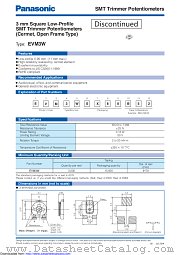 EVM3WSX80Bxx datasheet pdf Panasonic