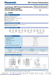 EVM3VSX50Bxx datasheet pdf Panasonic