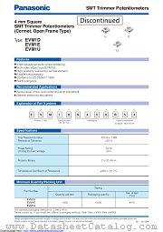 EVM1USX30Bxx datasheet pdf Panasonic