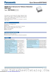 EWTS64Gxxx datasheet pdf Panasonic