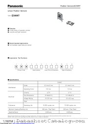 EVAW7 datasheet pdf Panasonic
