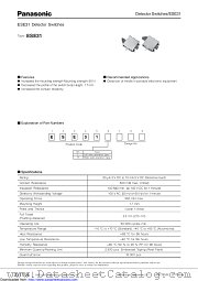ESE31 datasheet pdf Panasonic