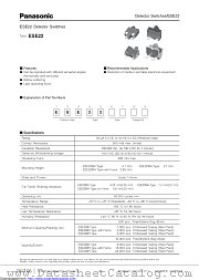 ESE22 datasheet pdf Panasonic