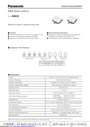 ESE23 datasheet pdf Panasonic