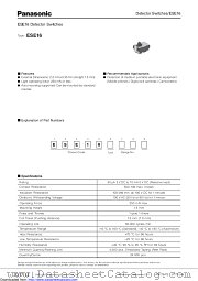 ESE16 datasheet pdf Panasonic