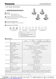 EVEY datasheet pdf Panasonic