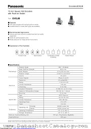 EVEJB datasheet pdf Panasonic