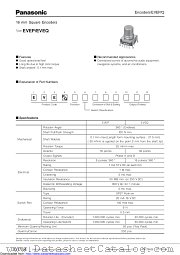 EVEQ datasheet pdf Panasonic